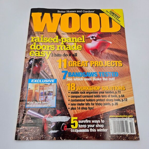 Wood Better Homes & Gardens Magazine Lot December 2001 February October December - Picture 10 of 11